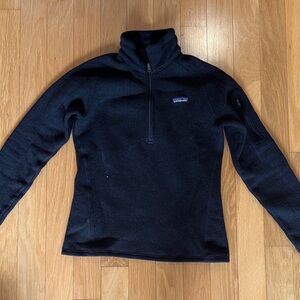 Patagonia Black Fleece Quarter-Zip Pullover